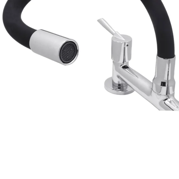 Misturador para Cozinha Mesa 1/4V Bica Alta Preto Color 3369 C61 DN15 - Imagem 2