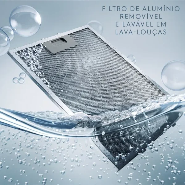 Coifa de Parede Electrolux 90cm Inox Experience com Inteligência Artificial e Alto Poder Sucção (CE9TF) - Imagem 2