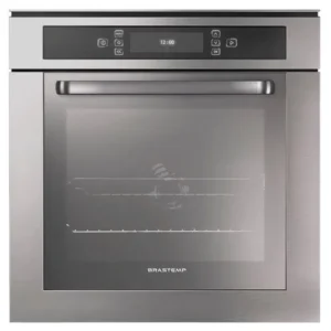 Forno de Embutir Elétrico Brastemp 67 Litros Cor Inox com Função Ar Forçado e Painel Touch - BO260AR • 220V