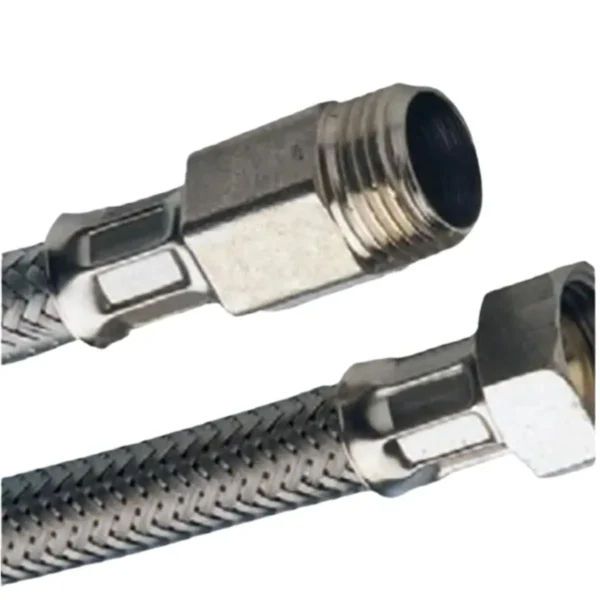 Kit Banheiro Sifão + Valvula Click + Engate 40cm Cromado Lux - Conjunto de Instalação cromado Inox - Imagem 2