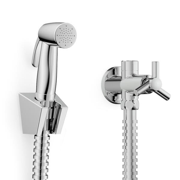 Ducha Higiênica com Derivação 1,2m Cromada Metal One Celite