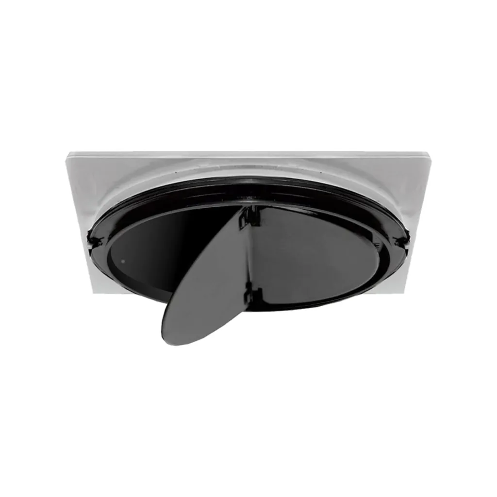 Ralo Automático Inteligente 10 cm Quadrado ABS Cromado - Imagem 3