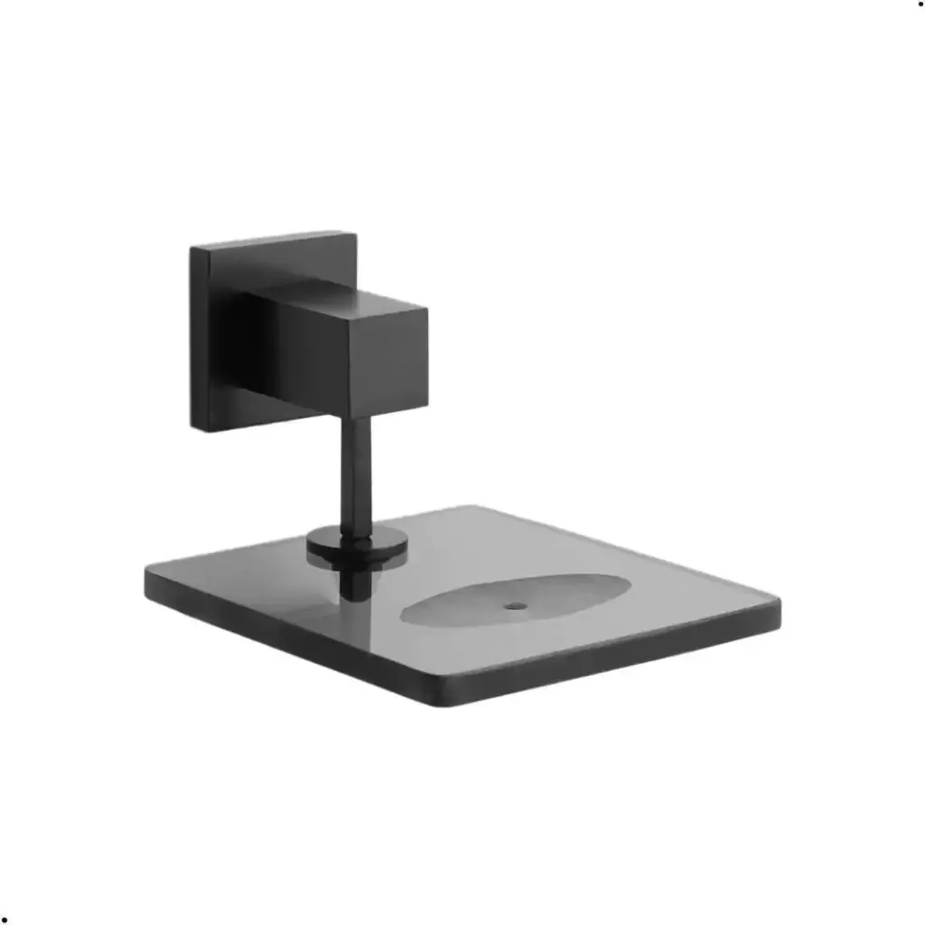 SABONETEIRA QUADRADA PRETA - Imagem 2