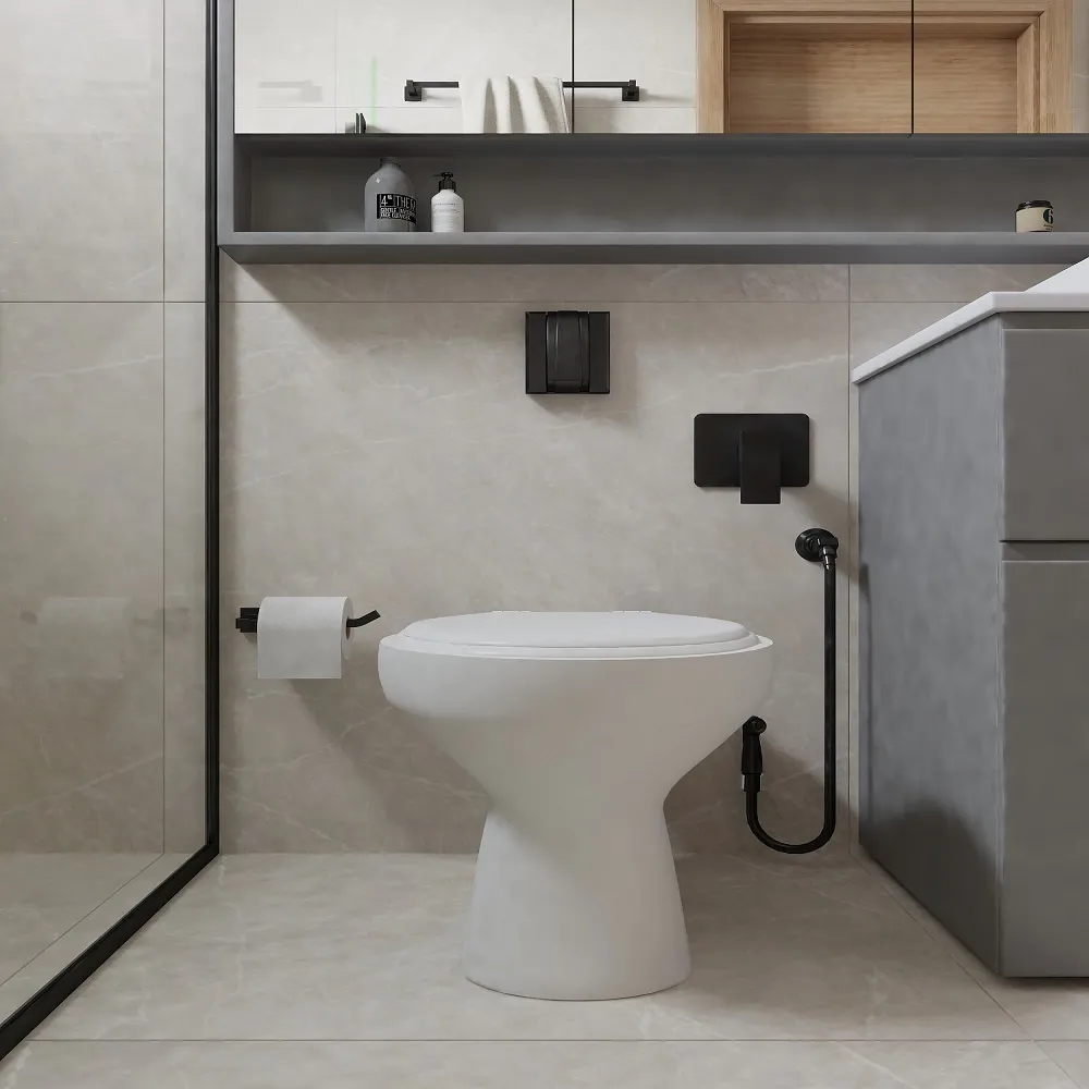 Acabamento válvula de descarga Fast preto - Imagem 3